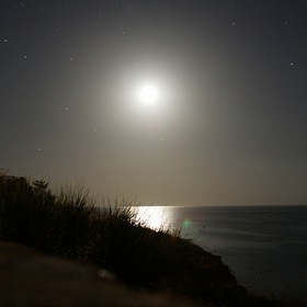 Лунная ночь на берегу Чёрного моря